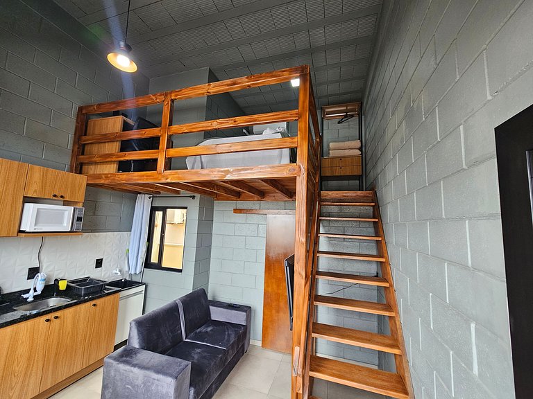 Res. Zille - Loft 203 - Completo com A/C