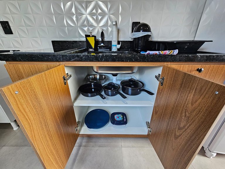 Res. Zille - Loft 205 - Completo com A/C